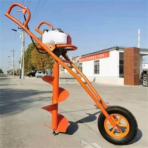 תעשייתי 48-אינץ קידוח ערימה נהג יד-דחף יד יחיד גלגל דו-שבץ צינור בנזין דו-שבץ - Product Image 3
