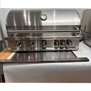 Horno de Barbacoa a Gas Empotrado de Acero Inoxidable de 42 Pulgadas con 5 Quemadores Principales WBQ05 - Product Image 5