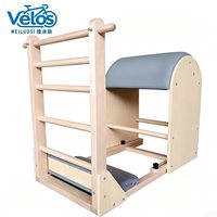 Baril d'échelle de Pilates en bois personnalisable OEM ODM, équipement de fitness professionnel pour studio de yoga, machine de qualité commerciale durable