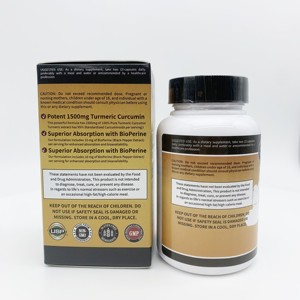 OEM siêu tinh khiết NGHỆ CURCUMIN bioperine cao cấp dành cho người lớn bổ sung cho phản ứng viêm lành mạnh tăng cường sinh khả dụng - Product Image 3