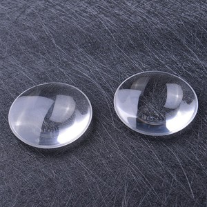 Biconvex Lens 50mm <b>Acrylic</b> Optical <b>Mirror</b> Magnifier For Educational Toy Use - Product Image 2