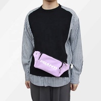 Sac banane Logo personnalisé, sac de sport en Polyester pour course à pied, pochette de taille imperméable, vente en gros