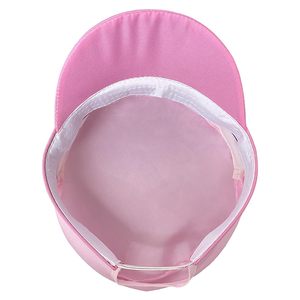 Sombrero rosa azul marino con bufanda Set Flat Top Yacht Vacation Sailor Captain Hat Girl Pink Boat Admiral Cap Bachelorette Party Hat - Product Image 5