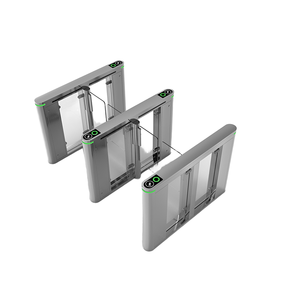 Tốc độ nhanh Swing rào cản cửa quay với thẻ & <span class=keywords><strong>QR</strong></span> Mã kiểm soát truy cập thép không gỉ IP54 bảo vệ cho trung tâm mua sắm - Product Image 5