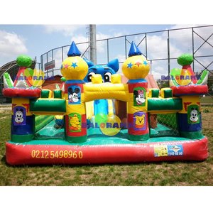 สนามเด็กเล่นของเล่นกลางแจ้งสนามเด็กเล่นแมวร่าเริงพองบอลลูนสนามเด็กเล่นพอง - Product Image 4