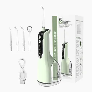 Smart Dental Portable Rechargeable Electric Waterproof Water Jet Floss Flosser Dental Water Toothpick Oral Irrigator For Teeth