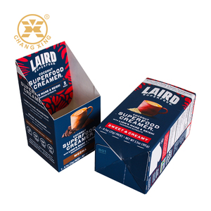 Scatola di carta per caffè istantaneo stampata personalizzata scatola di carta opaca per prodotti quadrati da caffè - Product Image 1