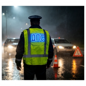 Chaleco de Seguridad con Luz <span class=keywords><strong>EL</strong></span> para Correr de Noche, Ciclismo, Trabajo Nocturno y Patrullaje Tu guardián en la oscuridad. Sé visible, sé seguro. Recargable. - Product Image 1