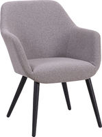 Chaise de salle à manger moderne de haute qualité et durable avec dossier haut, revêtement en cuir souple, design écologique