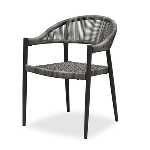 <span class=keywords><strong>Paris</strong></span> wicker Bistro ghế ngoài trời đồ nội thất ngoài trời Patio Stackable dây mây Ghế cà phê cửa hàng ghế vườn - Product Image 4