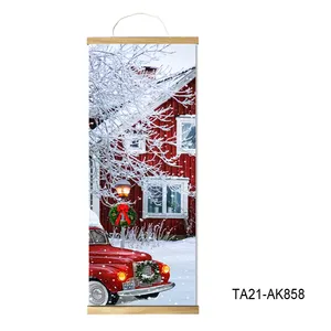 Christmas Posters Wall Art Hd Canvas Hanging Paintings Decorative Wall Scroll Poster home decors