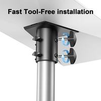 Support d'antenne rotatif en forme d'étoile, modèle RG-1212 de troisième génération, revêtement poudré, amplificateur de signal, pour usage transfrontalier