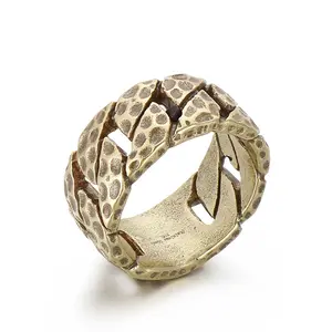 Мужское кольцо Somen из нержавеющей стали, винтажное креативное кольцо в форме автомобильной шины, ювелирные изделия