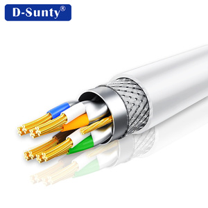 Outdoor <b>Waterproof</b> Cat7 SFTP Network <b>Cable</b> PE Jacket Pure Copper Double Shield UV Resistant LSZH Fireproof Cat7 Ethernet <b>Cable</b> - Product Image 2
