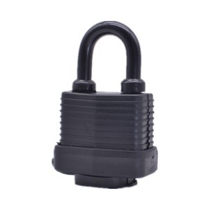 Serrure de porte magnétique multicouche en fer noir robuste et étanche GQK moderne pour cuisine, entrepôt et atelier - Product Image 1