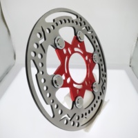 Fabricant OEM 220mm CNC T6061 T7075 alliage d'aluminium anodisé couleur moto frein à disque frein avant plaquettes de rotor pièces