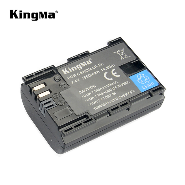 KingMa Replacement Battery Pack for Canon LP-E6 and LP-E6N Work for EOS 5D Mark III, 5D Mark IV