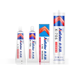 Kafuter K-705 Mastic silicone isolant spécial rouge pour le travail du bois, l'emballage, la construction et la fixation par vis - Product Image 1