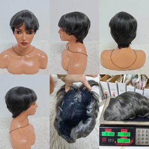 Promotion 1x3 Silk Based Lace <b>Wig</b> Pixie Cut <b>Wigs</b> Human Hair <b>Wigs</b> Wholesale $9.5 Short Bob <b>Wigs</b> Straight Lace Front for Women - Product Image 5