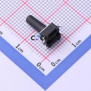 TS-1102SD-B-R-B Tactile Switch SMD-4P,6x6mm Switch ( Operating Force: 1.6N )( Switch Length: 6mm )( Switch Width: 6mm ) - Product Image 2