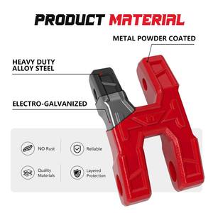 Ambull Factory Barre <span class=keywords><strong>de</strong></span> remorquage forgée à haute résistance <span class=keywords><strong>Crochet</strong></span> <span class=keywords><strong>de</strong></span> manille <span class=keywords><strong>de</strong></span> remorquage <span class=keywords><strong>Crochet</strong></span> <span class=keywords><strong>de</strong></span> remorquage Crochets <span class=keywords><strong>de</strong></span> remorquage Récepteur <span class=keywords><strong>d</strong></span>'<span class=keywords><strong>attelage</strong></span> - Product Image 4