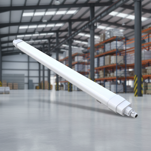 ไฟ LED แบบกันน้ำ IP65 สำหรับพื้นที่สาธารณะ เชื่อมต่อกันได้ ขนาด 2 ฟุต 4 ฟุต 5 ฟุต กำลังไฟ 20w 40w 50w เหมาะสำหรับลานจอดรถ โกดัง สถานีรถไฟ ทางเดิน ห้องโถง - Product Image 1