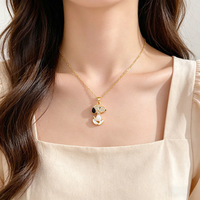 Collier polyvalent pour femme en acier inoxydable, anti-goutte d'huile, en forme de lune, entièrement orné de strass, minimaliste, élégant et glamour, avec chaîne en bambou pour clavicule