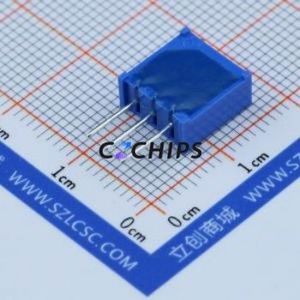Resistencia Ajustable/Potenciómetro 3296W-1-253LF SIP-3P, 9.5x4.8mm, Resistencia de 25kOhm, 10%, 500mW, 100ppm ℃ - Product Image 2