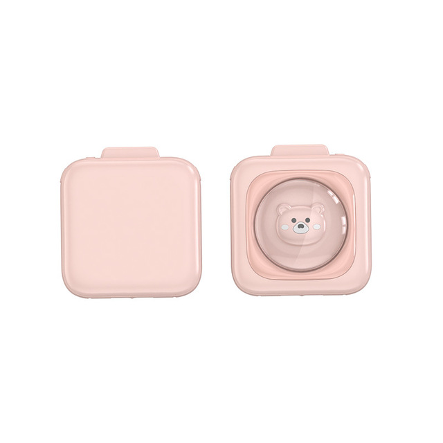 Cute Mini 10000mAh Portable Power Bank, 10W Fast Charging Dual Built-in Cables Detachable Lanyard External Phone Battery Charger