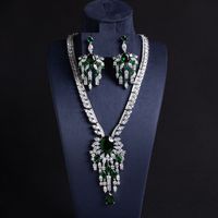 Ensemble de bijoux de mariage indien accessoires pour femmes en zircon parures de bijoux africains pour mariage en gros