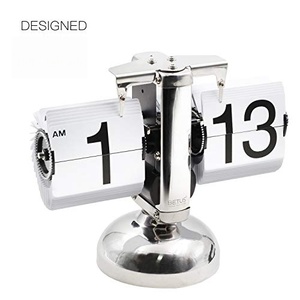 Flip <b>Desk</b> Clock Page Turning Clock <b>Retro</b> Flip Clock Automatic - Product Image 5