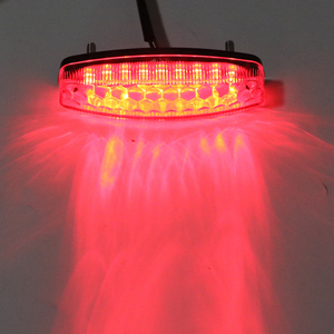 Universel Pour ATV <span class=keywords><strong>Quad</strong></span> Kart Cafe Racer Indicateur Lampe Moto <span class=keywords><strong>Feu</strong></span> De Frein Arrière LED Feux Arrière - Product Image 4