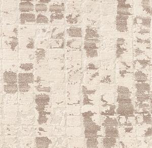 Tapis en laine filée à la main couleur crème/bronze, à poils denses, finition abstraite coupée à la main, ombrage naturel, tapis de luxe pour salon - Product Image 5