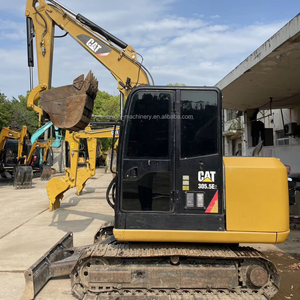 Mini-excavatrice sur chenilles CAT 305.5E de 5,4 tonnes, d'origine japonaise, avec godet de 0,22 m³, petite pelle pour la ferme et le jardin - Product Image 5