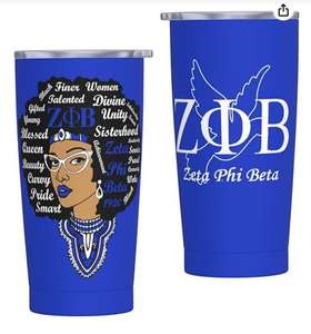Tumbler isotherme en acier inoxydable « I'm That Zeta 1920 » de la sororité Zeta Phi Beta - Product Image 4