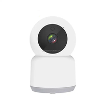 Caméra IP Tuya Smart Life, caméra intérieure panoramique inclinable 3MP avec interphone vocal et alerte