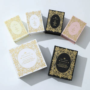 Custom Gold Foil Rectangle Jewelry Packaging <b>Box</b> Magnetic Paper Gift <b>Box</b> for Ring Necklace Bracelet Earring EleQueen EQ3004 - Product Image 5