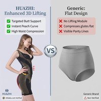 Nahtlose Hochtaillierte Po-Formende Shapewear für Frauen Bauchkontrolle Po-Lifter Shapewear-Shorts Übergröße Damen Hochtaillierte Shapewear