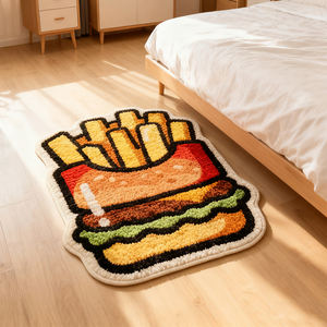 Tapis de Sol en Microfibre Douce pour Chambre et Salle de Bain, Design OEM, Tapis Touffeté Irrégulier Personnalisé pour Adolescent - Product Image 3