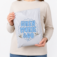 Sacs d'expédition imprimés sur mesure pour petites entreprises, enveloppes d'expédition, sacs postaux, sacs à colis robustes en LDPE, OEM ODM