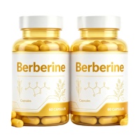 Capsules de berbérine HCl de qualité supérieure, complément alimentaire à base de plantes, 97% de berbérine liposomale, capsules pour adultes, qualité alimentaire naturelle, OEM