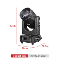 B300R 295W Iluminación de Escenario de Alta Calidad con Cabeza Móvil, Equipo de Iluminación para Fiestas, KTV, Discotecas, con Estuches de Transporte Disponibles