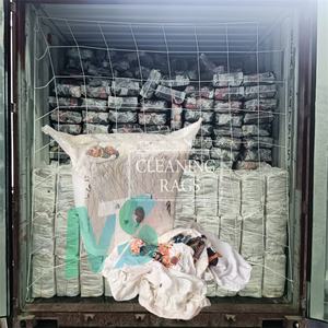 Trapos de Algodón Blancos Impresos al por Mayor, Trapos Cortados Usados para Limpieza, Trapos para Limpieza Marina - Product Image 1