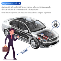 EASYGUARD-inmovilizador inalámbrico de teléfono inteligente Im003, aplicación RFID 2,4 GH para coche, con Control BT, bloqueo automático del motor y desbloqueo DC12V, fácil DIY
