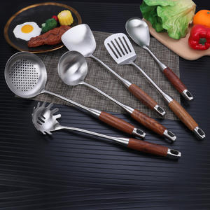 أوانٍ من خشب الورد ، صلب مقاوم للصدأ ، أعلى جودة ، أوانٍ لخادم السباغيتي ، أوانٍ منزلية - Product Image 5