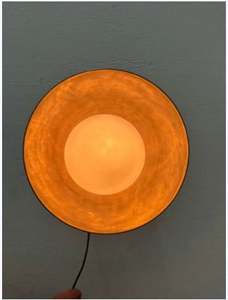 Brass Gold <b>Globe</b> <b>Rotating</b> Antique Carved Engraved Vanity Fixture for Bedroom and Office Decor - Product Image 3