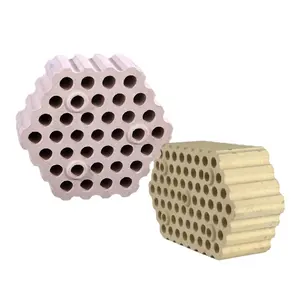 Low Creep Rate Silica Chequer Brick Checker Refractory Brick For Hot Blast Furnace