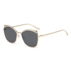 Lunettes de soleil surdimensionnées <span class=keywords><strong>Kaja</strong></span> à monture tête de léopard en métal, style européen, américain et britannique, haut de gamme, tendance, protection UV400, unisexe - Product Image 5