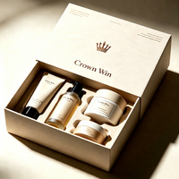 Emballage de boîte cadeau rigide écologique personnalisé, biodégradable, compostable, emballage de tiroir pour cosmétiques et soins de la peau de qualité supérieure, boîte en papier