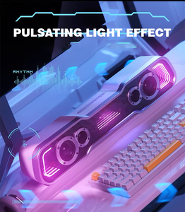 Xe Máy gương loa với <span class=keywords><strong>MP3</strong></span> không dây Stereo âm thanh <span class=keywords><strong>Bluetooth</strong></span> loa hộp với Led Gương cho chơi game và máy tính để bàn Soundbar - Product Image 3